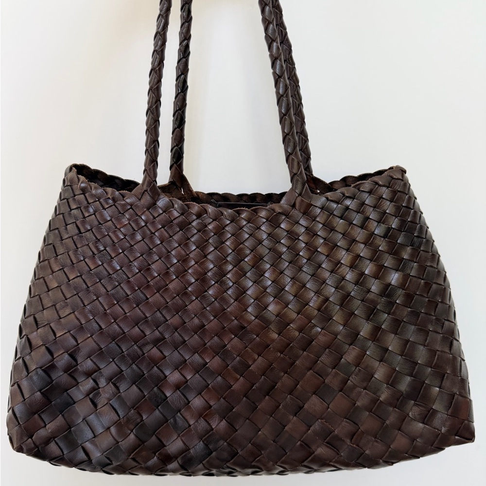 Dragon chocolate brown shoulder bag